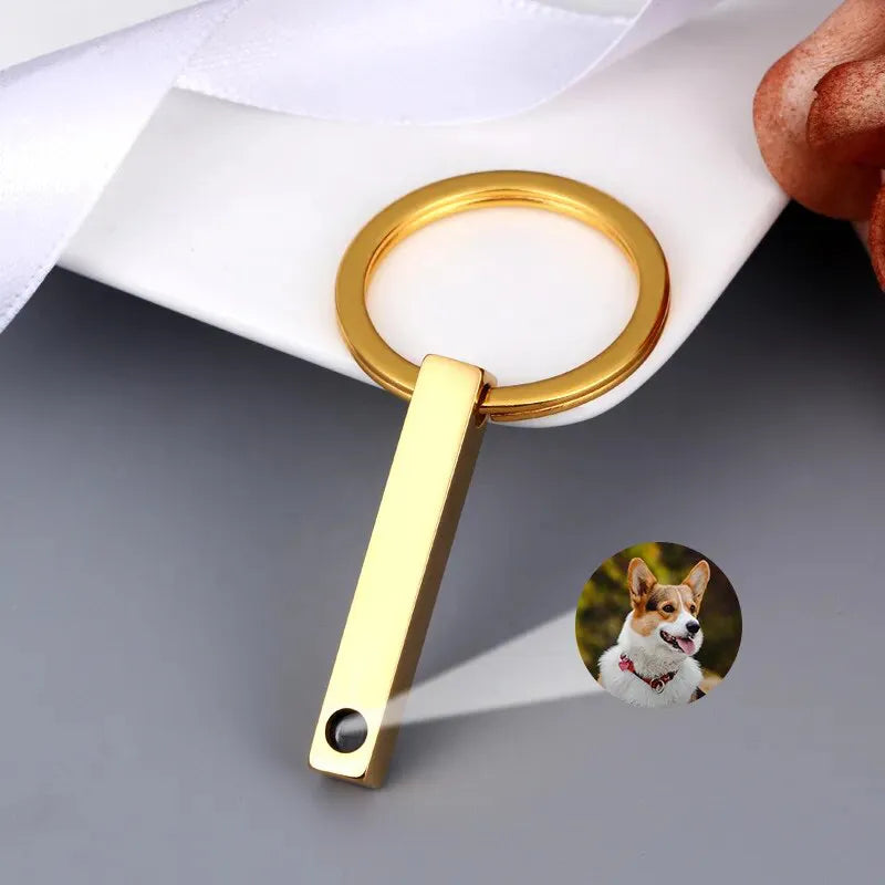 Schlüsselanhänger Personalisierter mit Fotoprojektion