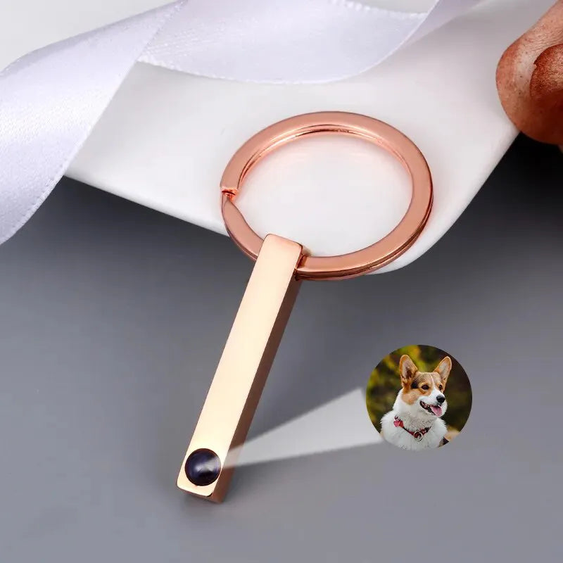 Schlüsselanhänger Personalisierter mit Fotoprojektion